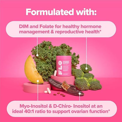 O Positiv FLO Ovarian Health Support – Hormone Balance & Cycle Regulation for Women