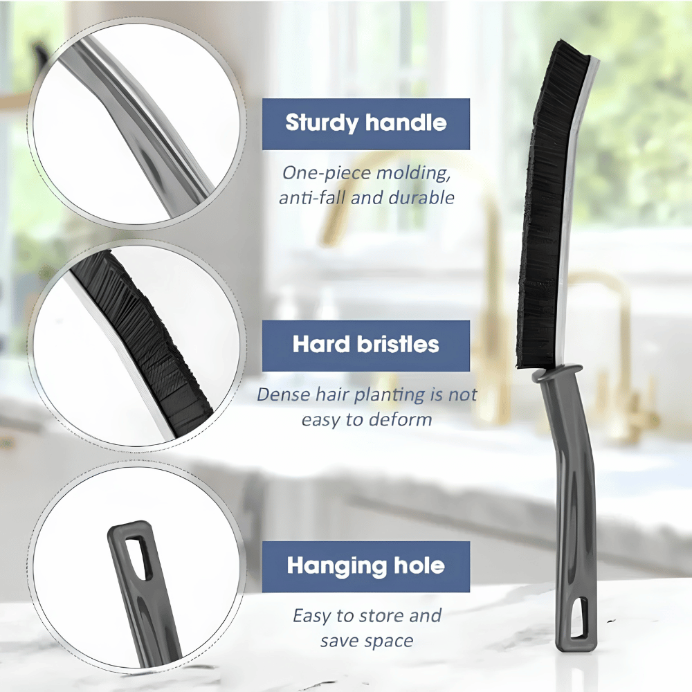 Curved Grout Cleaning Brush – Deep Clean Tiles, Grout & Hard-to-Reach Corners