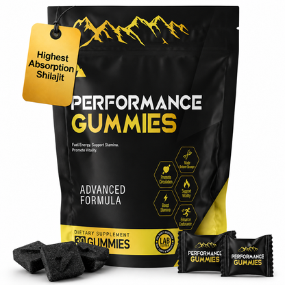 Performance Gummies for Energy, Stamina & Vitality