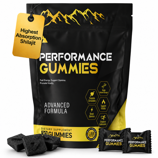 Performance Gummies for Energy, Stamina & Vitality