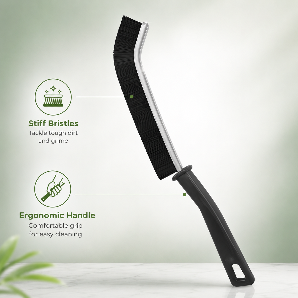 Curved Grout Cleaning Brush – Deep Clean Tiles, Grout & Hard-to-Reach Corners