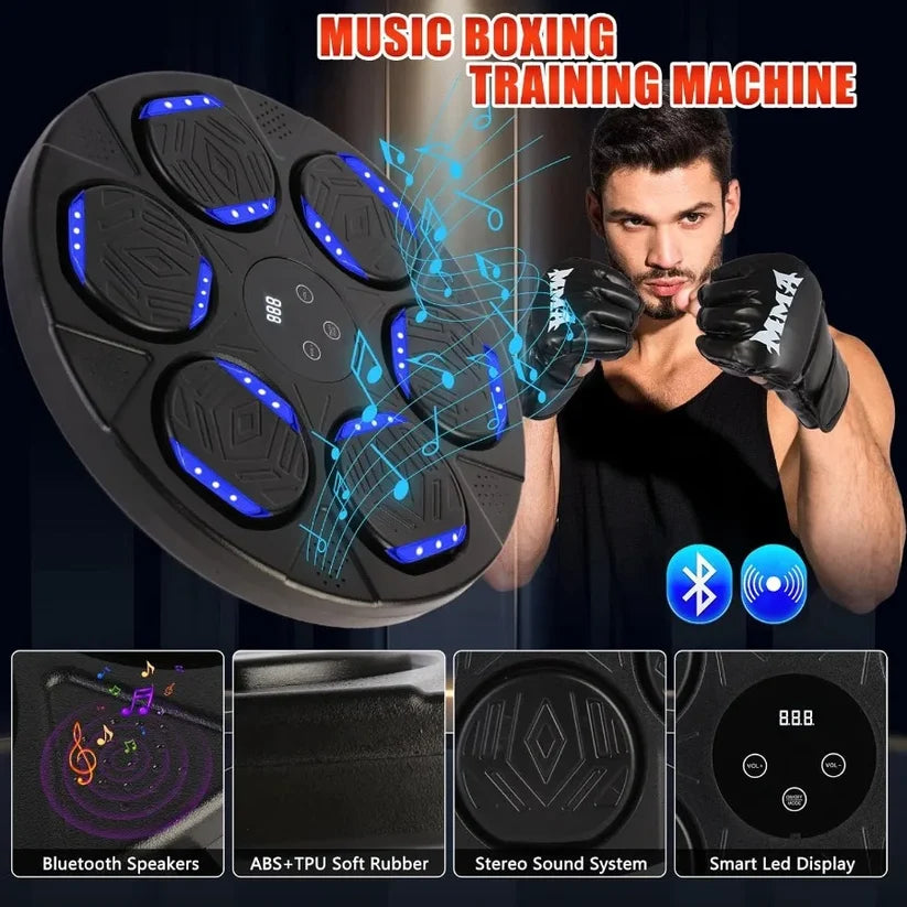 Smart Music Boxing Machine – Train Faster, Burn More Calories & Improve Reflexes