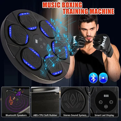 Smart Music Boxing Machine – Train Faster, Burn More Calories & Improve Reflexes