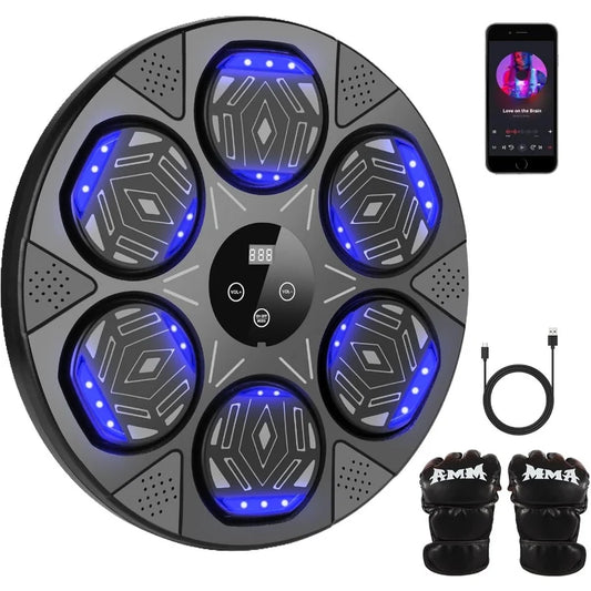 Smart Music Boxing Machine – Train Faster, Burn More Calories & Improve Reflexes
