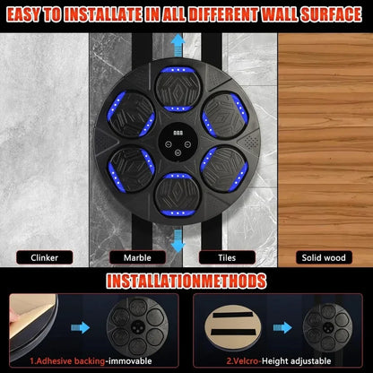Smart Music Boxing Machine – Train Faster, Burn More Calories & Improve Reflexes