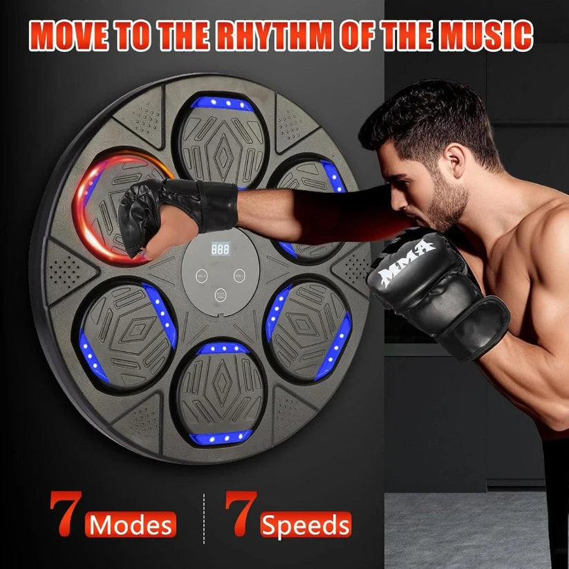 Smart Music Boxing Machine – Train Faster, Burn More Calories & Improve Reflexes