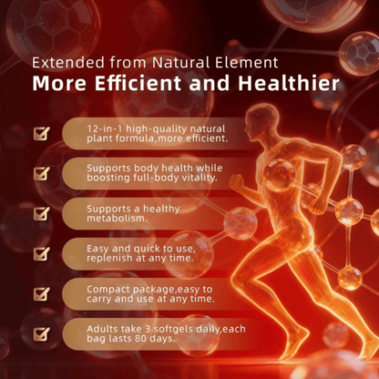 Cayenne Pepper Complex Softgels – Plant-Based Daily Wellness Formula with Turmeric