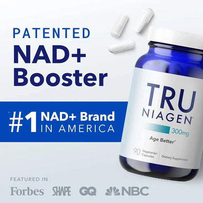TRU Niagen 300mg NAD+ Booster – 90 Capsules (New &amp; Sealed)